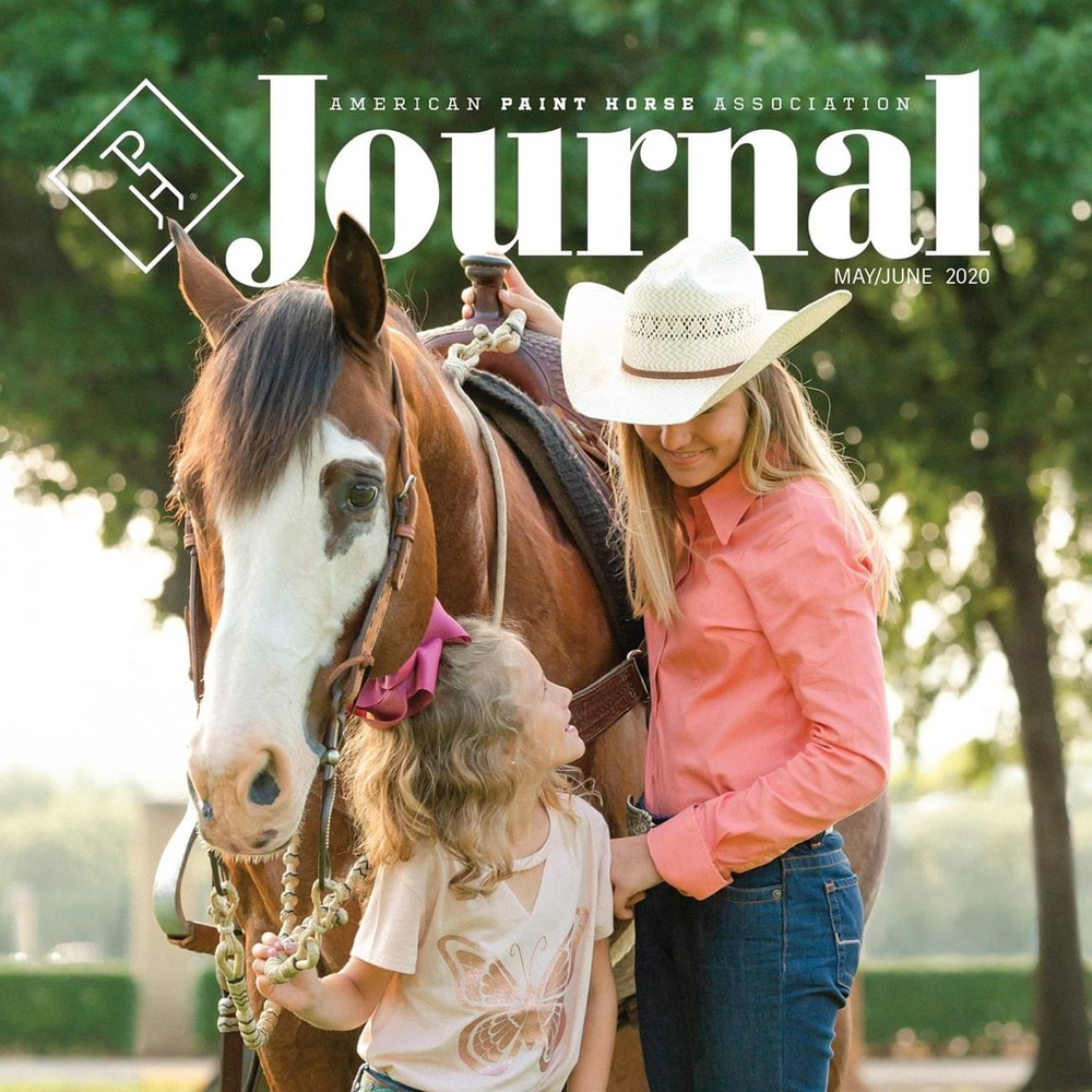 Smith Girls Make the Cover of American Paint Horse Journal