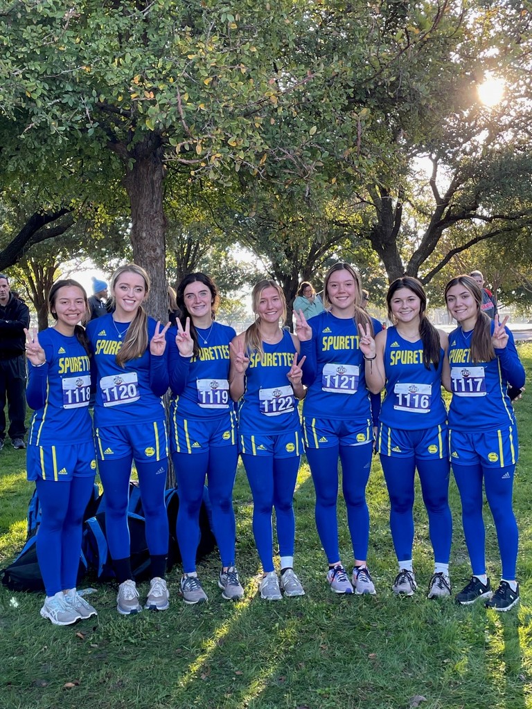 Spurettes Cross Country 2nd place at the state meet